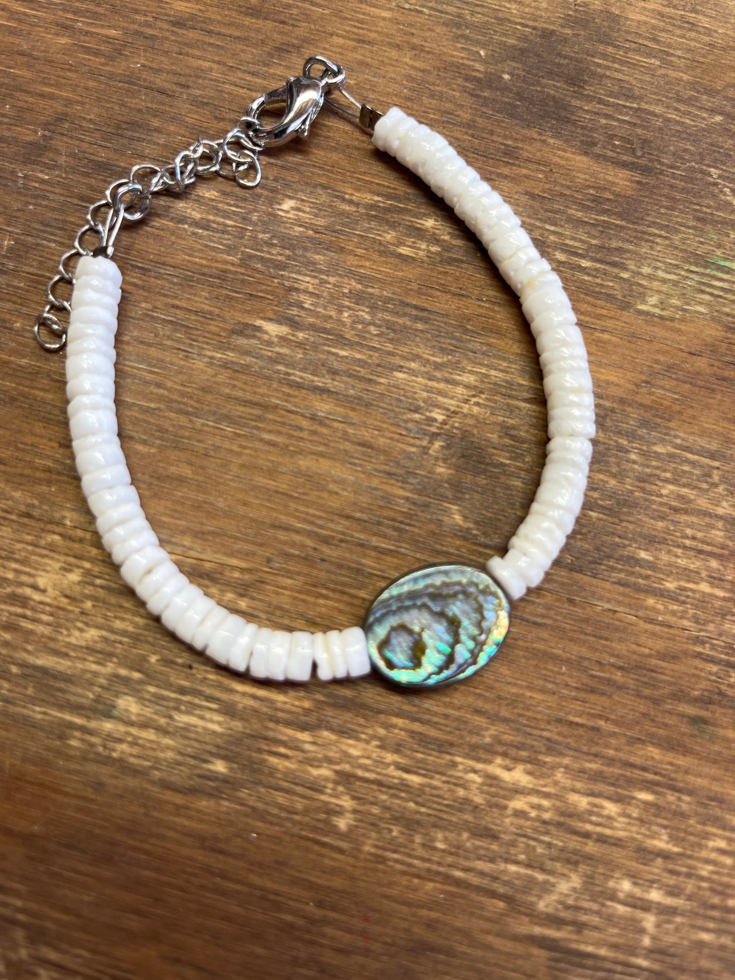 Abalone/shell bracelet