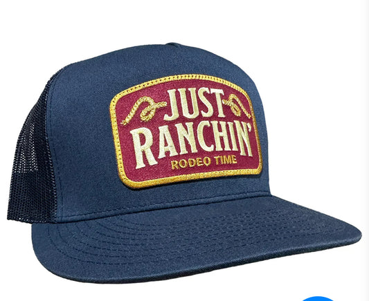 Just ranchin trucker cap