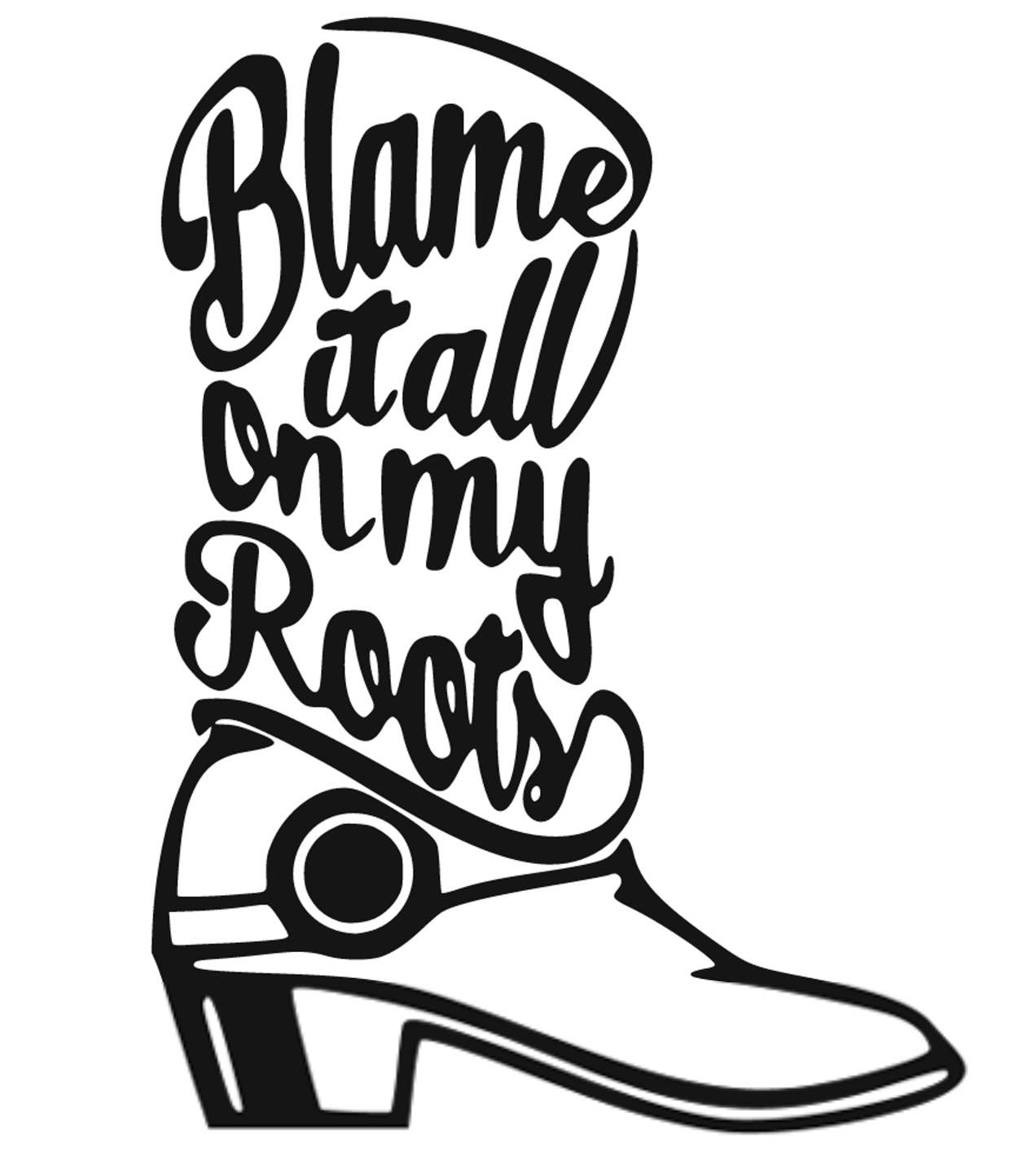 Equipage - “Blame It All On My Roots” PVC Water Proof Sticker Set of 10